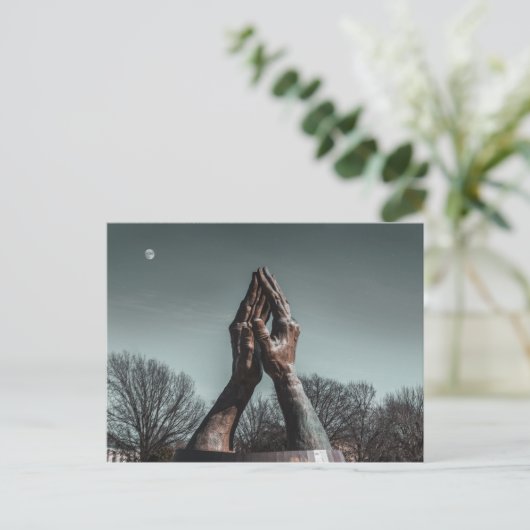 Praying Hands (Tulsa, OK) Postkarte (Stehend Vorderseite)