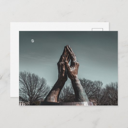 Praying Hands (Tulsa, OK) Postkarte (Vorne/Hinten)