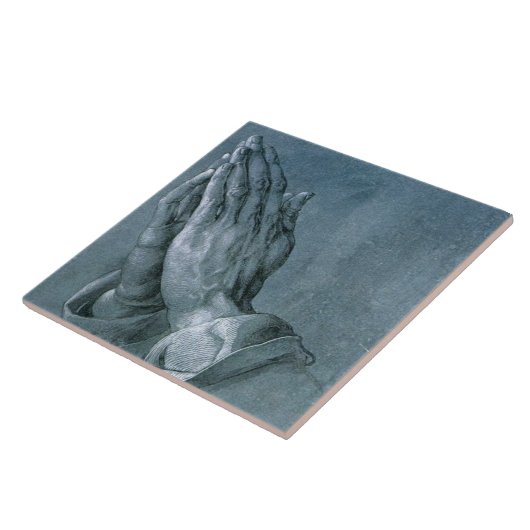 Praying Hands (von Albrecht Dürer) Fliese (Seite)