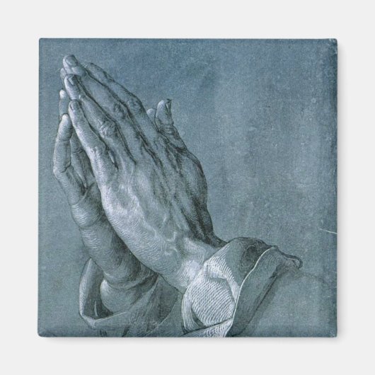Praying Hands (von Albrecht Dürer) Magnet (Vorne)