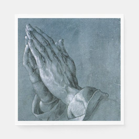 Praying Hands (von Albrecht Dürer) Serviette (Vorderseite)