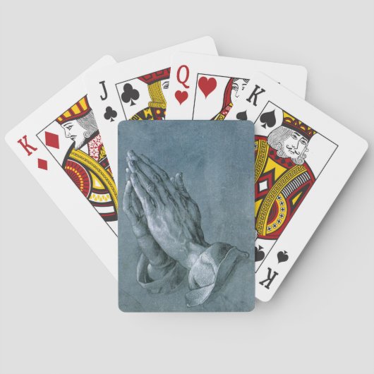 Praying Hands (von Albrecht Dürer) Spielkarten (Rückseite)