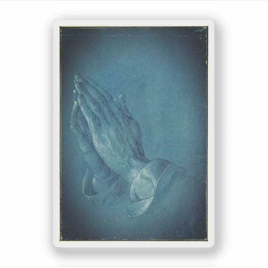 Praying Hands (von Dürer) Aufkleber (Vorderseite)