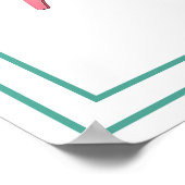 Praying Mama Colorful Modern Typography Art Poster (Ecke)