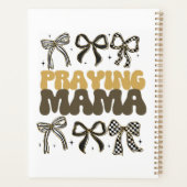 Praying Mama Croquette Bow Affirmation Floral Planer (Rückseite)