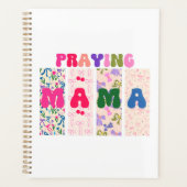 Praying Mama Croquette Bow Affirmation Floral Planer (Vorderseite)