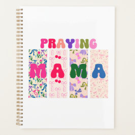 Praying Mama Croquette Bow Affirmation Floral Planer