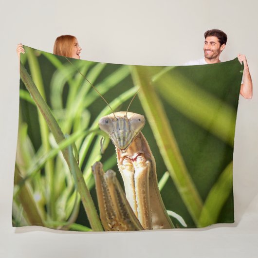Praying Mantis Fleecedecke (Beispiel)