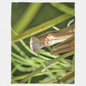 Praying Mantis Fleecedecke (Vorderseite)