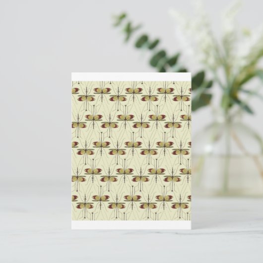 Praying Mantis Postkarte (Stehend Vorderseite)