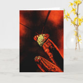 Praying Mantis - Red Nightmare Karte (Gelbe Blume)