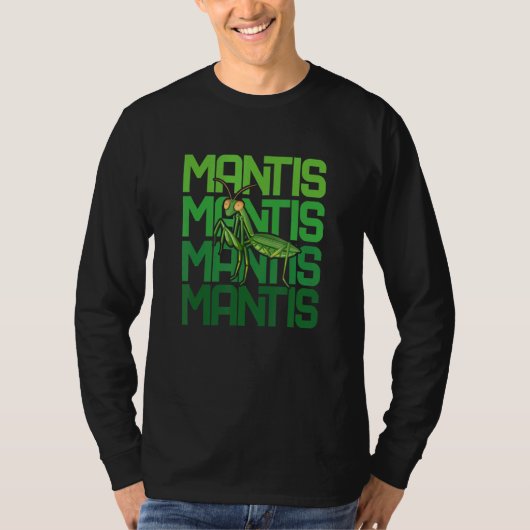 Praying Mantis Repeat Bug Insects Collector Entomo T-Shirt (Vorderseite)