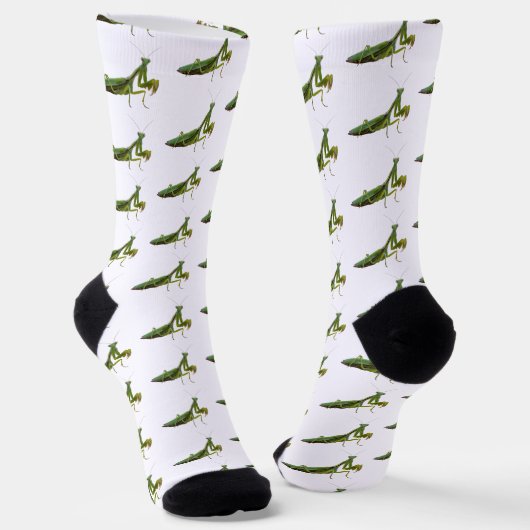 Praying Mantis Socken (Gewinkelt)