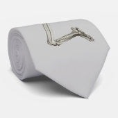 Praying Skeleton - Krawatte der Männer (Gerollt)