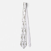 Praying Skeleton Neck Tie Krawatte (Vorderseite)