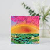 PRAYMANTIS AM SONNENSATZ EINLADUNG (Stehend Vorderseite)