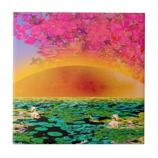 PRAYMANTIS AM SONNENSATZ FLIESE (Vorderseite)