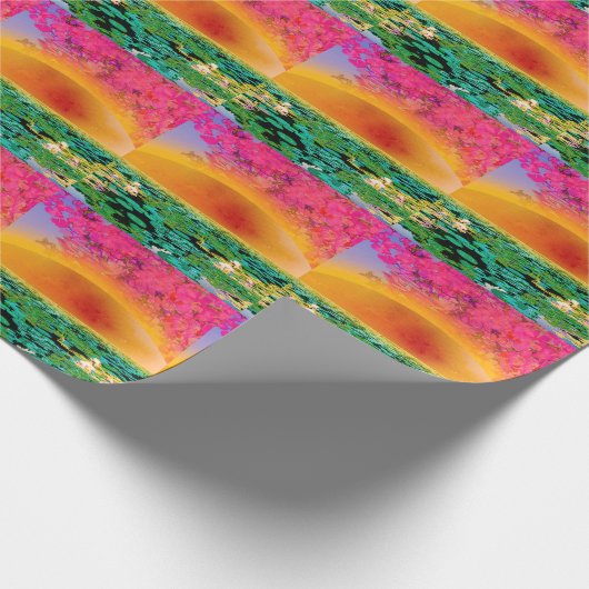 PRAYMANTIS AM SONNENSATZ GESCHENKPAPIER (Ecke)