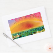 PRAYMANTIS AM SONNENSATZ RECHTECKIGER AUFKLEBER (Umschlag)