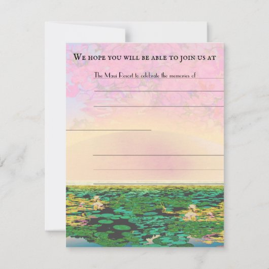 PRAYMANTIS AM SONNENSATZ RSVP KARTE (Rückseite)