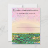 PRAYMANTIS AM SONNENSATZ RSVP KARTE (Rückseite)