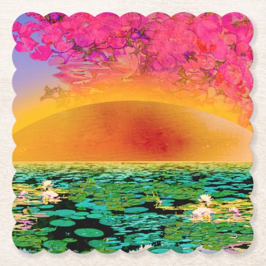 PRAYMANTIS AM SONNENSATZ UNTERSETZER (Vorderseite)