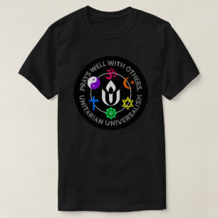 Prays gut mit anderen Unitarian Universalism Hoo T-Shirt