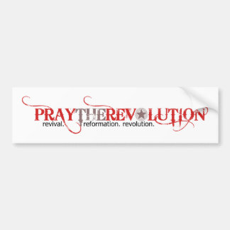 PRAYTHEREVOLUTION Autoaufkleber