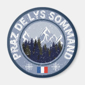Praz De Lys Sommand Skistation Magnet (Vorne)