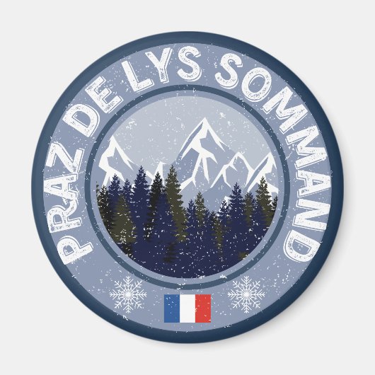 Praz De Lys Sommand Skistation Magnet (Vorne)