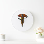 Präzision für klassische Dekoration Große Wanduhr (Zuhause)