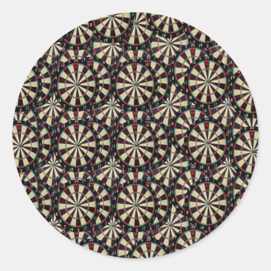 "Präzision in Ebenen: Die Kunst der gestapelten Bu Runder Aufkleber (Vorderseite)