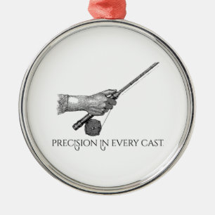 Präzision in jedem Wurf Ornament Aus Metall