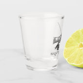 Präzision in jedem Wurf Schnapsglas (Links)