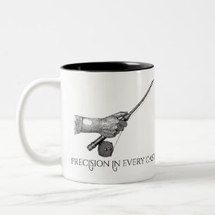 Präzision in jedem Wurf Zweifarbige Tasse