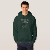 Präzision Über Emotionen Trading Hoodie (Vorne ganz)