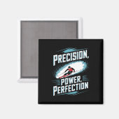 Präzisionskraft Perfektion Alpinski Magnet (Vorderseite/Rückseite)