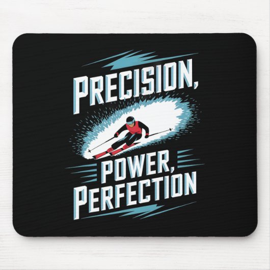 Präzisionsleistung Perfektion Alpine Ski Mousepad (Vorne)