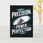 Präzisionsstärke Perfektion Alpinski Karte (Gelbe Blume)