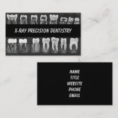 Präzisionszahnarzt Visitenkarte (Vorne/Hinten)