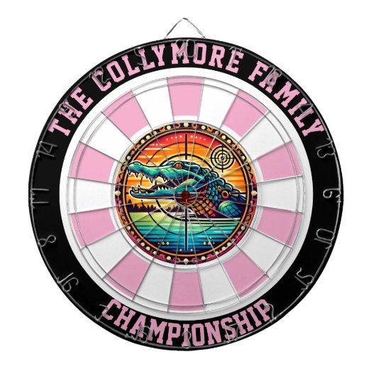 Präzisionsziel am Krokodilsee Dartscheibe (vorne)