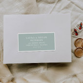 Pre-addressed Wedding Guest Mailing Label Stickers