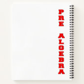 Pre Algebra Notizblock (Rückseite)