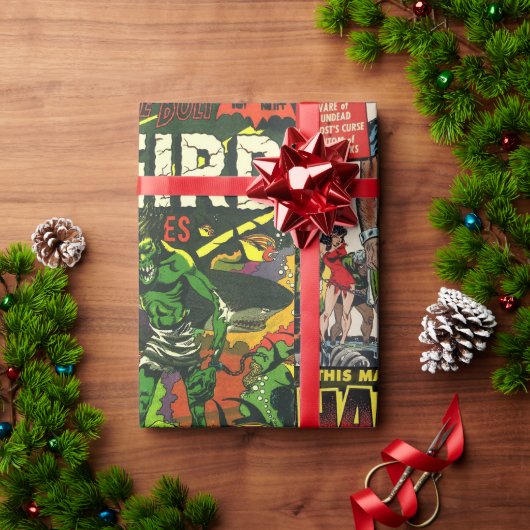 Pre-Code HORROR Comic Buchumschlag Papier Geschenkpapier (Feiertagsgeschenk)