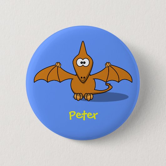 Pre-historc Pterodactyl Button (Vorderseite)