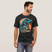 Pre-Historic Epic Dino Attack T-Rex T-Shirt (Vorne ganz)