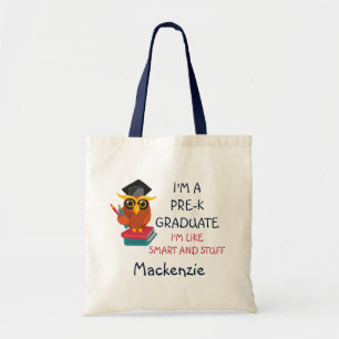 Pre-K 2023 Graduate Owl Funny Abschluss Class Tragetasche