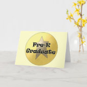 Pre-K Abschluss-Geschenke Karte (Gelbe Blume)