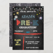 Pre-k Abschluss - Halbpension - Einladung (Vorne/Hinten)