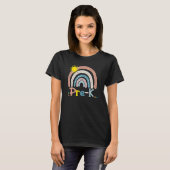 Pre K Boho Rainbow Teacher Student Happy First Day T-Shirt (Vorne ganz)